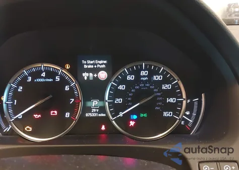 2019 Acura Tlx Tech Pkg из США, поврежденный, VIN 19UUB3F49KA005557